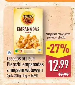 ALDI Pierożki empanadas z mięsem wołowym Tesoros del Sur oferta