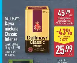 ALDI Kawa mielona Classic Intense Dallmayr oferta