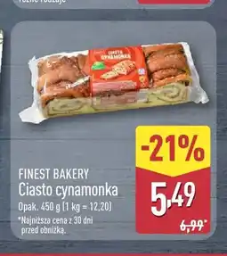 ALDI Ciasto cynamonka Finest Bakery oferta