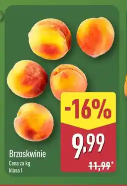 ALDI Brzoskwinie oferta