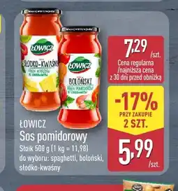 ALDI Sos pomidorowy spaghetti Łowicz oferta