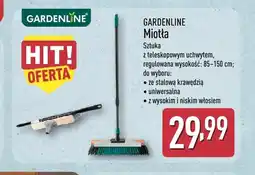ALDI Miotła ze stalową krawędzią Gardenline oferta