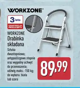 ALDI Drabinka składana dwustopniowa Workzone oferta