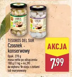 ALDI Czosnek konserwowy w oleju z ziołami Tesoros del Sur oferta