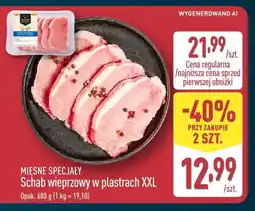ALDI Schab wieprzowy w plastrach XXL Mięsne Specjały oferta