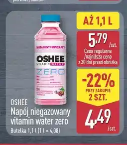 ALDI Napój niegazowany Vitamin Water Zero Oshee oferta