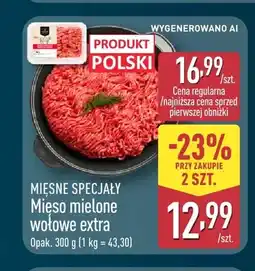 ALDI Mięso mielone wołowe extra Mięsne Specjały oferta