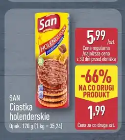 ALDI Ciastka holenderskie San oferta