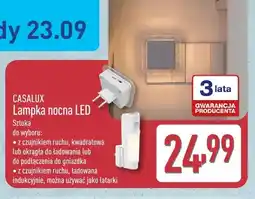 ALDI Lampka nocna LED Casalux oferta