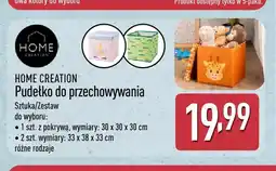 ALDI Pudełko do przechowywania z pokrywą 30x30x30 cm Home Creation oferta