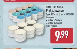 ALDI Podgrzewacze zestaw 12 dużych Home Creation oferta