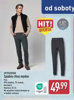 ALDI Spodnie chino męskie UP2Fashion oferta