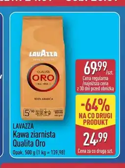 ALDI Kawa ziarnista Qualita Oro Lavazza oferta