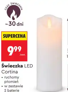 Biedronka Świeczka LED Cortina oferta