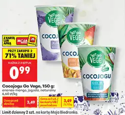 Biedronka Cocojogu Go Vege oferta