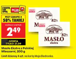 Biedronka Masło Ekstra z Polskiej Mleczarni oferta