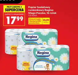 Biedronka Papier toaletowy rumiankowy Regina Mega Paczka oferta