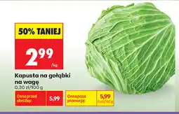 Biedronka Kapusta na gołąbki na wagę oferta