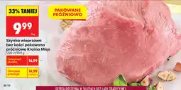 Biedronka Szynka wieprzowa bez kości pakowana próżniowo Kraina Mięs oferta