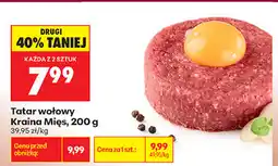 Biedronka Tatar wołowy Kraina Mięs oferta