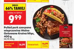 Biedronka Pulled pork szarpana wieprzowina Wolno Gotowane Kraina Mięs oferta