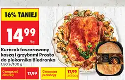 Biedronka Kurczak faszerowany kaszą i grzybami Prosto do piekarnika Biedronka oferta