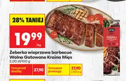 Biedronka Żeberka wieprzowe barbecue Wolno Gotowane Kraina Mięs oferta