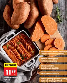 Biedronka Ziemniaki słodkie na wagę oferta