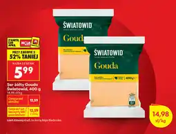 Biedronka Ser żółty Gouda Światowid oferta