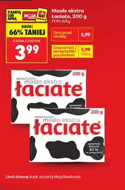 Biedronka Masło ekstra Łaciate oferta