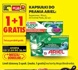 Biedronka Kapsułki do prania Ariel oferta