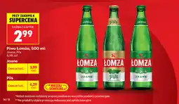 Biedronka Piwo Łomża Jasne, Pils oferta