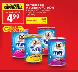 Biedronka Karma dla psa w puszce Puffi oferta