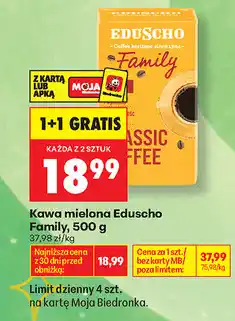 Biedronka Kawa mielona Eduscho Family oferta
