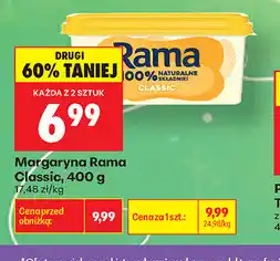 Biedronka Margaryna Rama Classic oferta