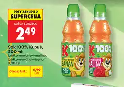 Biedronka Sok 100% Kubuś oferta