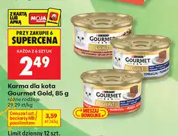 Biedronka Karma dla kota Gourmet Gold oferta