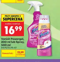 Biedronka Vanish Powergel lub Spray oferta