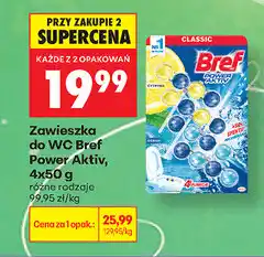 Biedronka Zawieszka do WC Bref Power Aktiv oferta