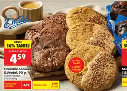Biedronka Crumble cookies E.Wedel oferta