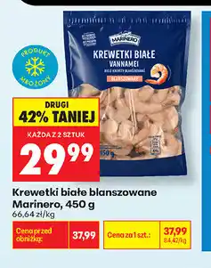 Biedronka Krewetki białe blanszowane Marinero oferta