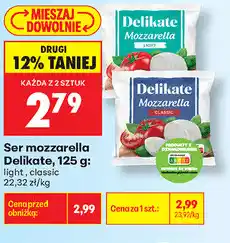 Biedronka Ser mozzarella Delikate oferta
