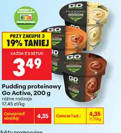 Biedronka Pudding proteinowy Go Active oferta