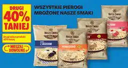 Biedronka Wszystkie pierogi mrożone Nasze Smaki oferta