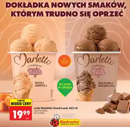Biedronka Lody Marletto Good Lood, różne rodzaje oferta