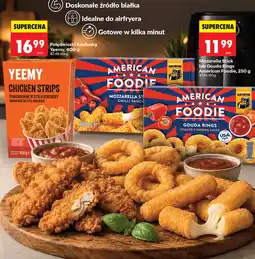 Biedronka Przekąski Yeemy / American Foodie: Polędwiczki Kentucky, Mozarella Stick, Gouda Rings oferta
