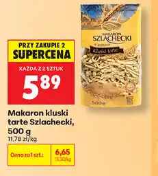 Biedronka Makaron kluski tarte Szlachecki oferta