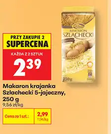 Biedronka Makaron krajanka Szlachecki 5-jajeczny oferta