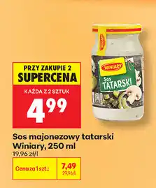 Biedronka Sos majonezowy tatarski Winiary oferta