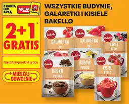 Biedronka Wszystkie budynie, galaretki i kisiele Bakello oferta